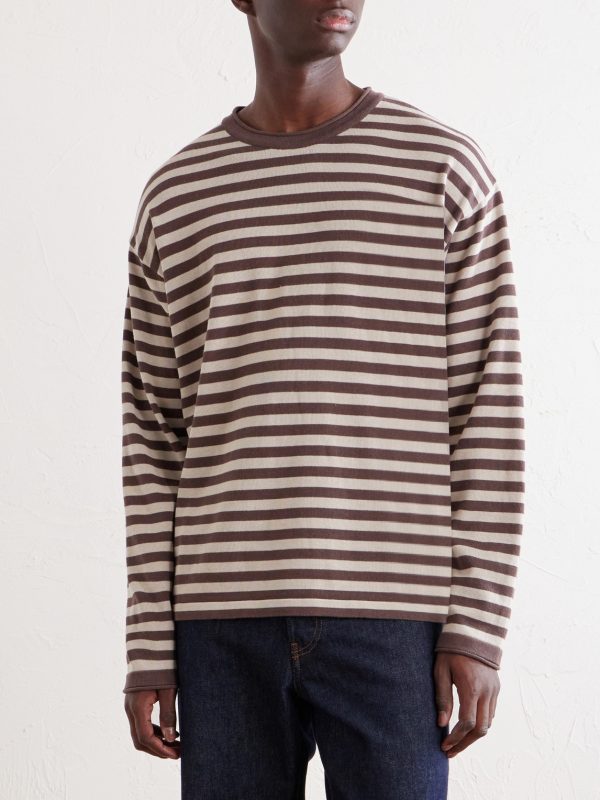 Striped Cotton-Blend T-Shirt - FR