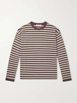 Striped Cotton-Blend T-Shirt Striped Cotton-Blend T-Shirt