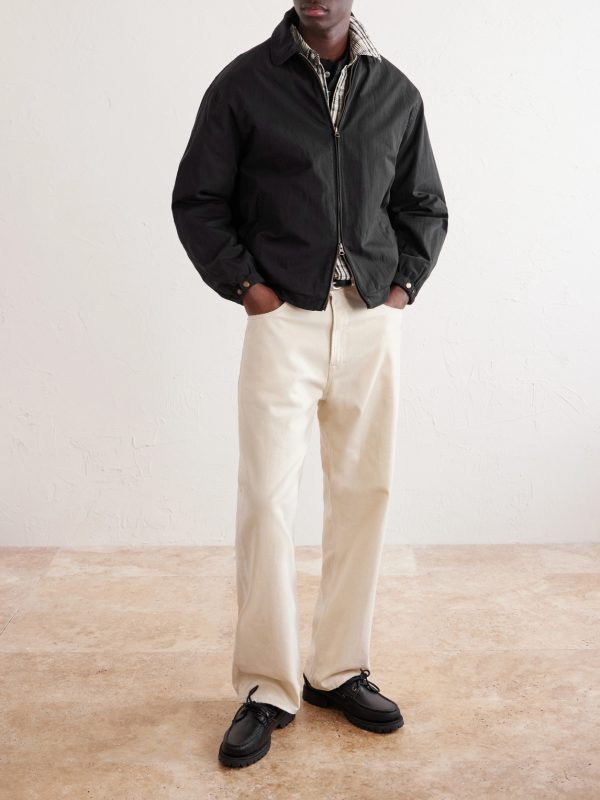 Cotton-Blend Blouson Jacket - OU