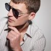 Flight.006 Aviator-Style Titanium and Acetate Sunglasses - BK Flight.006 Aviator-Style Titanium and Acetate Sunglasses - BK
