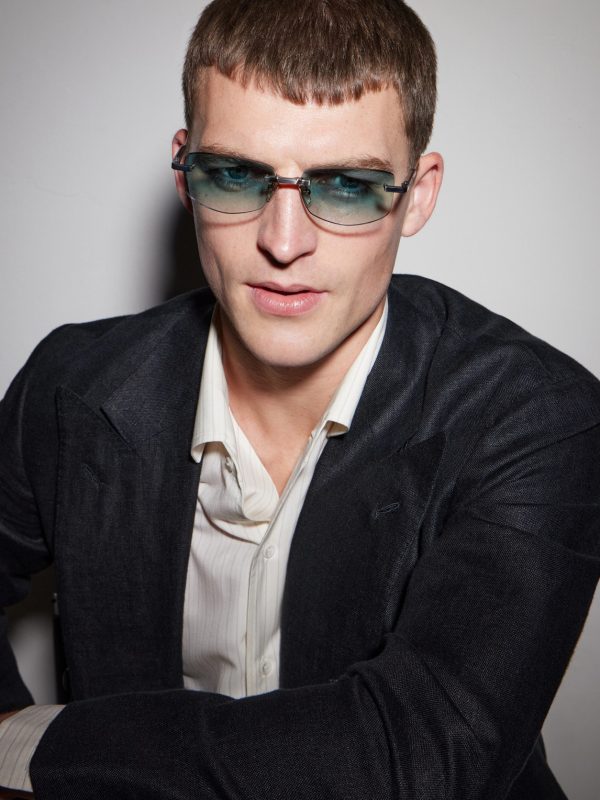 Trysim.75 Square-Frame Gold and Silver-Tone Titanium Sunglasses - BK Trysim.75 Square-Frame Gold and Silver-Tone Titanium Sunglasses - BK