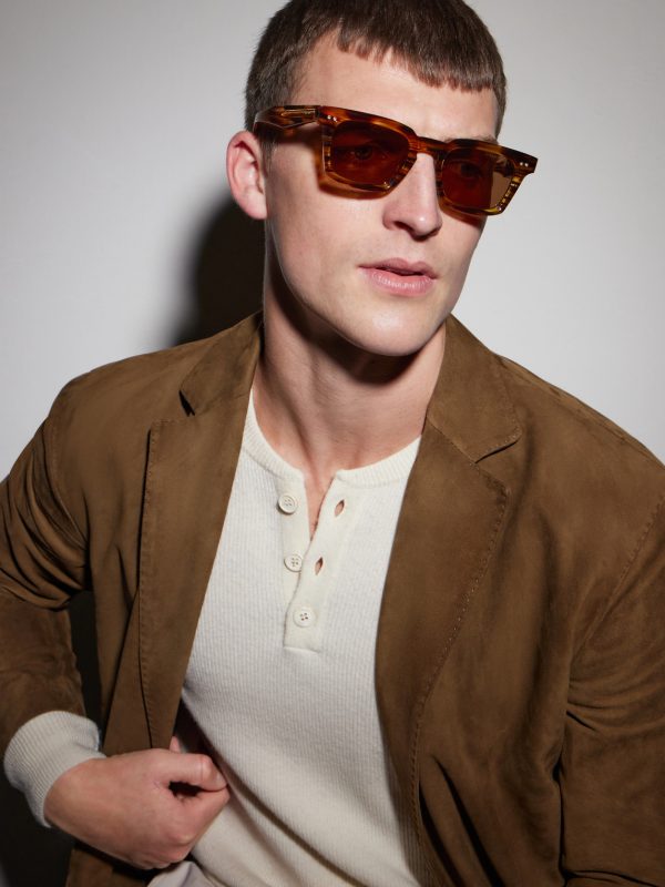 Monolix Square-Frame Acetate Sunglasses - BK Monolix Square-Frame Acetate Sunglasses - BK