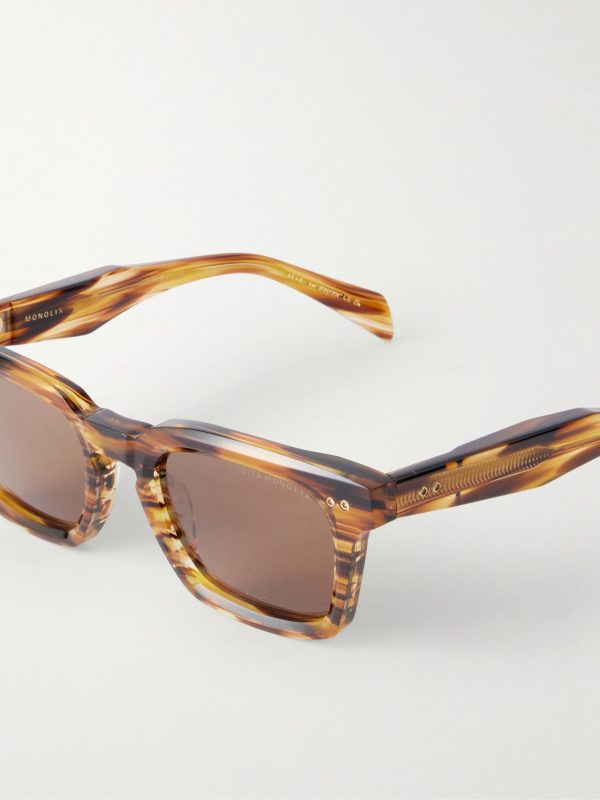 Monolix Square-Frame Acetate Sunglasses - CU Monolix Square-Frame Acetate Sunglasses - CU