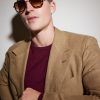 Flight.006 Aviator-Style Gold-Tone and Acetate Sunglasses - BK Flight.006 Aviator-Style Gold-Tone and Acetate Sunglasses - BK