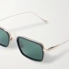 Flight.006 Aviator-Style Gold-Tone and Acetate Sunglasses - CU Flight.006 Aviator-Style Gold-Tone and Acetate Sunglasses - CU