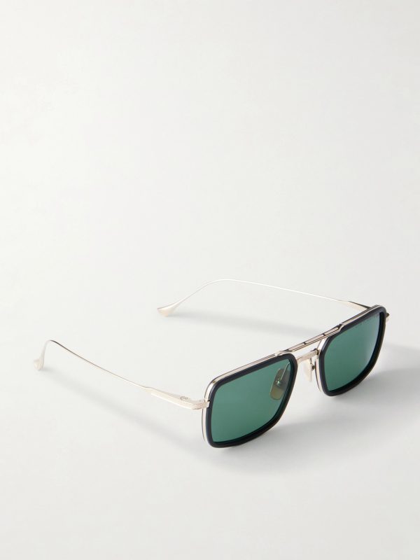Flight.006 Aviator-Style Gold-Tone and Acetate Sunglasses - FR Flight.006 Aviator-Style Gold-Tone and Acetate Sunglasses - FR
