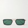 Flight.006 Aviator-Style Gold-Tone and Acetate Sunglasses Flight.006 Aviator-Style Gold-Tone and Acetate Sunglasses