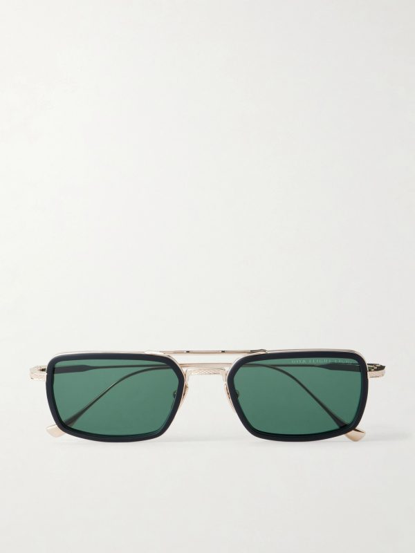 Flight.006 Aviator-Style Gold-Tone and Acetate Sunglasses Flight.006 Aviator-Style Gold-Tone and Acetate Sunglasses
