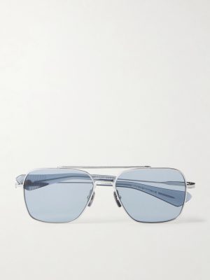 Flight-Seven Aviator-Style Titanium Sunglasses Flight-Seven Aviator-Style Titanium Sunglasses