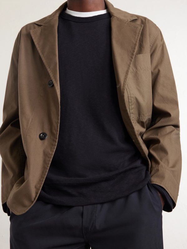 Garment-Dyed Loopback Supima Cotton-Jersey Sweatshirt - CU