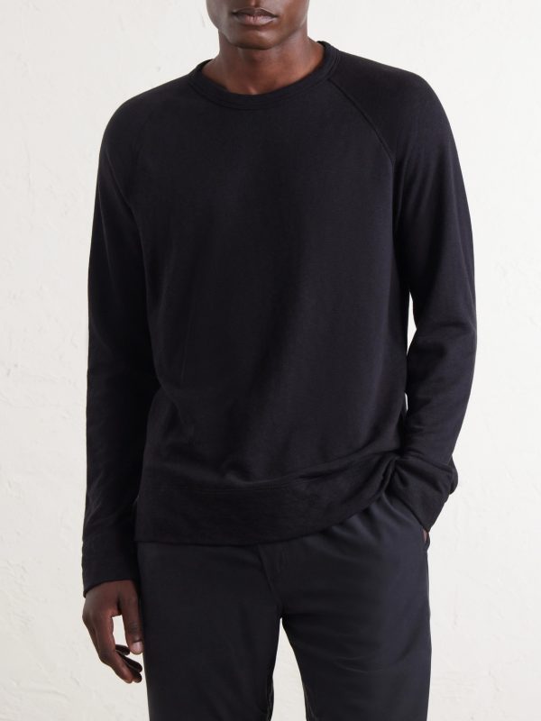 Garment-Dyed Loopback Supima Cotton-Jersey Sweatshirt - FR