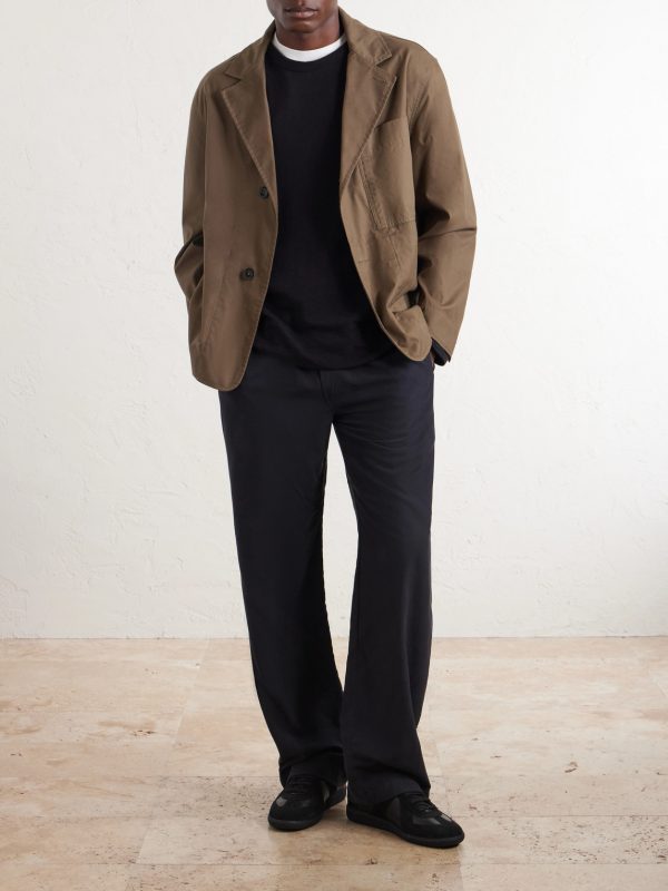 Garment-Dyed Loopback Supima Cotton-Jersey Sweatshirt - OU
