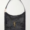 Oxalis Leather-Trimmed Raffia Tote Bag