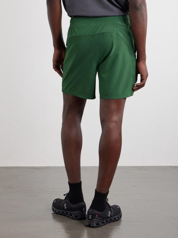 License to Train Straight-Leg 7" Mesh-Trimmed Recycled-Shell Shorts - BK License to Train Straight-Leg 7" Mesh-Trimmed Recycled-Shell Shorts - BK