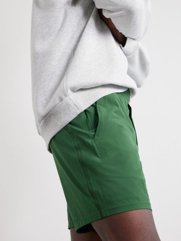 License to Train Straight-Leg 7" Mesh-Trimmed Recycled-Shell Shorts - CU License to Train Straight-Leg 7" Mesh-Trimmed Recycled-Shell Shorts - CU