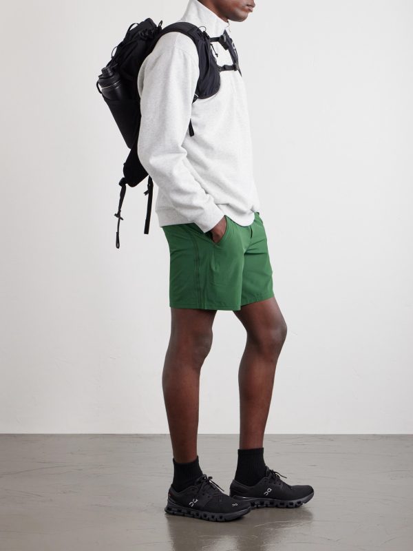 License to Train Straight-Leg 7" Mesh-Trimmed Recycled-Shell Shorts - OU License to Train Straight-Leg 7" Mesh-Trimmed Recycled-Shell Shorts - OU