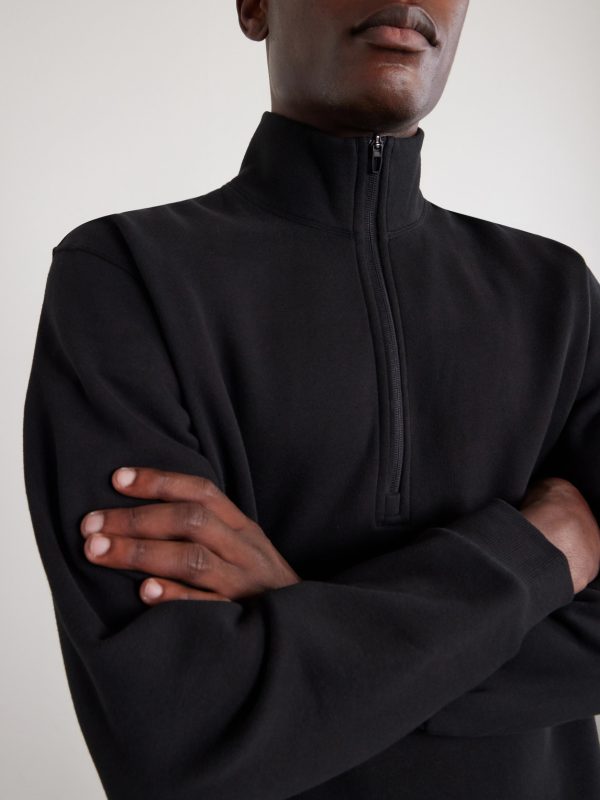Steady State Cotton-Blend Jersey Half-Zip Sweatshirt - CU Steady State Cotton-Blend Jersey Half-Zip Sweatshirt - CU