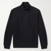 Steady State Cotton-Blend Jersey Half-Zip Sweatshirt Steady State Cotton-Blend Jersey Half-Zip Sweatshirt