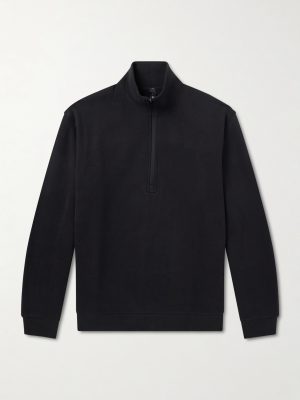 Steady State Cotton-Blend Jersey Half-Zip Sweatshirt