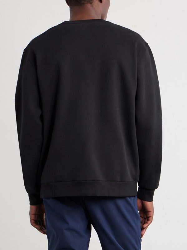 Steady State Crew Cotton-Blend Jersey Sweatshirt - BK