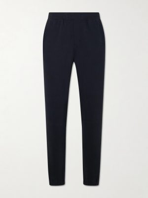 Tapered Cotton-Blend Jersey Sweatpants