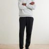 Tapered Cotton-Blend Jersey Sweatpants - OU Tapered Cotton-Blend Jersey Sweatpants - OU