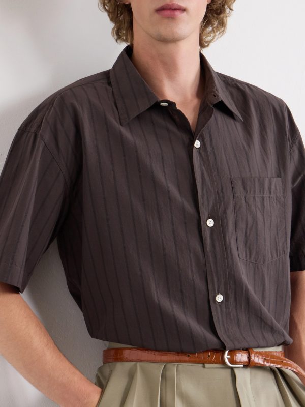 New Input Striped Cotton-Poplin Shirt - CU New Input Striped Cotton-Poplin Shirt - CU