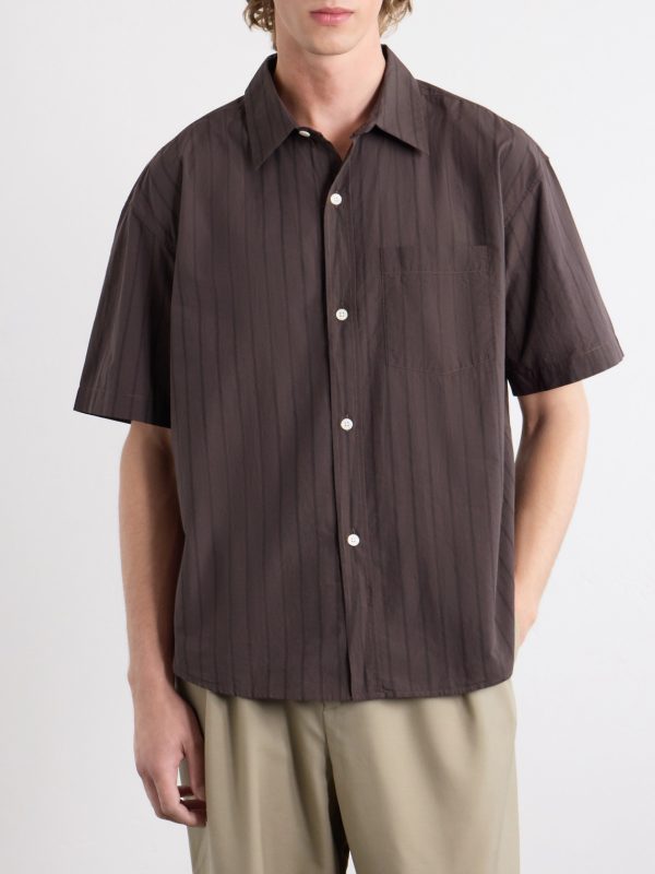 New Input Striped Cotton-Poplin Shirt - FR New Input Striped Cotton-Poplin Shirt - FR