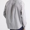 Executive Checked Cotton-Blend Poplin Shirt - BK Executive Checked Cotton-Blend Poplin Shirt - BK