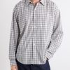 Executive Checked Cotton-Blend Poplin Shirt - FR Executive Checked Cotton-Blend Poplin Shirt - FR
