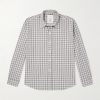 Executive Checked Cotton-Blend Poplin Shirt Executive Checked Cotton-Blend Poplin Shirt