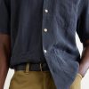 Camp-Collar Linen Shirt - E1 Camp-Collar Linen Shirt - E1