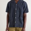 Camp-Collar Linen Shirt - FR Camp-Collar Linen Shirt - FR