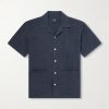 Camp-Collar Linen Shirt Camp-Collar Linen Shirt