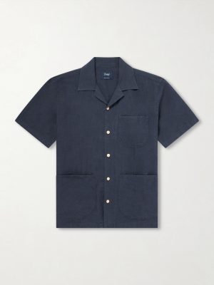 Camp-Collar Linen Shirt Camp-Collar Linen Shirt