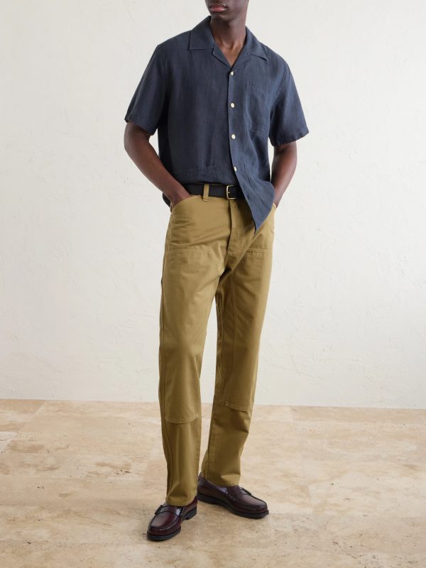 Camp-Collar Linen Shirt - OU Camp-Collar Linen Shirt - OU