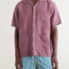 Camp-Collar Linen Shirt - FR Camp-Collar Linen Shirt - FR