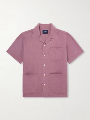 Camp-Collar Linen Shirt Camp-Collar Linen Shirt