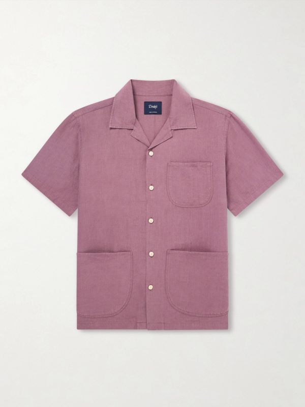 Camp-Collar Linen Shirt Camp-Collar Linen Shirt