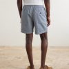 Straight-Leg Striped Cotton Drawstring Shorts - BK Straight-Leg Striped Cotton Drawstring Shorts - BK