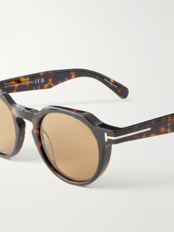 Thomas-02 Round-Frame Acetate Sunglasses - CU Thomas-02 Round-Frame Acetate Sunglasses - CU