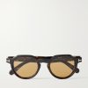 Thomas-02 Round-Frame Acetate Sunglasses Thomas-02 Round-Frame Acetate Sunglasses