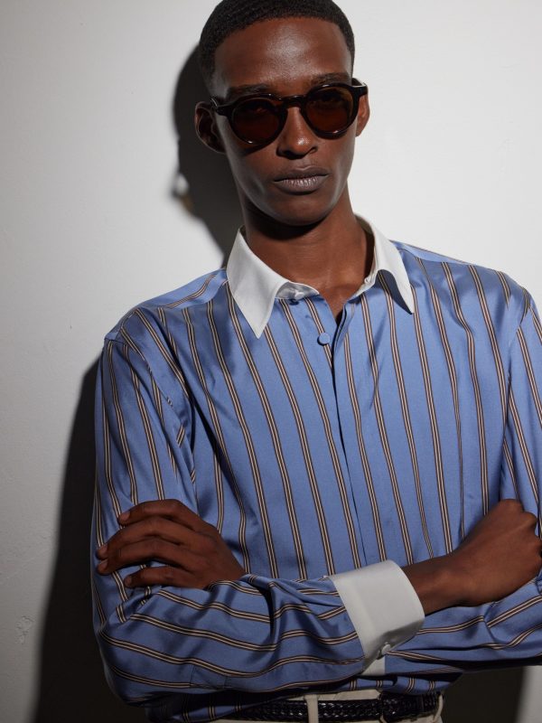 Thomas-02 Round-Frame Acetate Sunglasses - OU Thomas-02 Round-Frame Acetate Sunglasses - OU