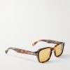 Ezra-02 Square-Frame Tortoiseshell Acetate Sunglasses - FR Ezra-02 Square-Frame Tortoiseshell Acetate Sunglasses - FR