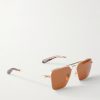 + Nick Fouquet Nellcôte Square Frame Metal Sunglasses - FR