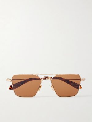 + Nick Fouquet Nellcôte Square Frame Metal Sunglasses + Nick Fouquet Nellcôte Square Frame Metal Sunglasses