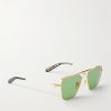 + Nick Fouquet Nellcôte Square Frame Metal Sunglasses - FR + Nick Fouquet Nellcôte Square Frame Metal Sunglasses - FR