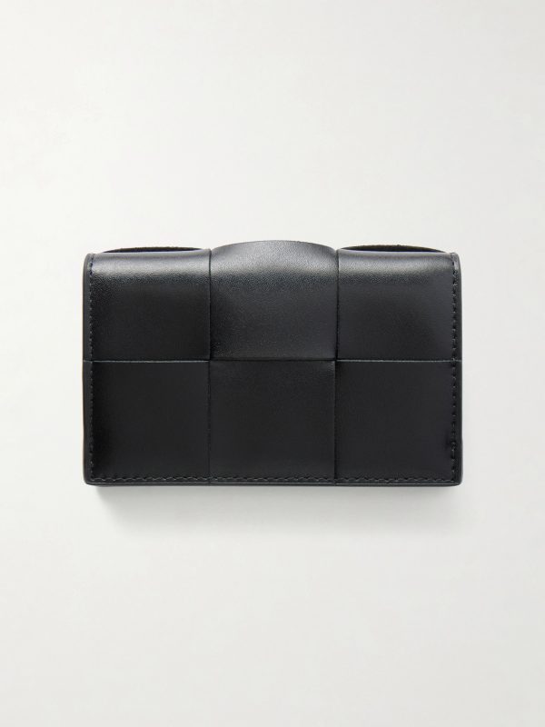 Intrecciato Leather Wallet - BK