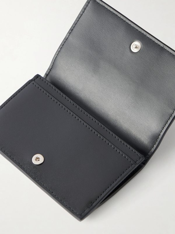 Intrecciato Leather Wallet - E1