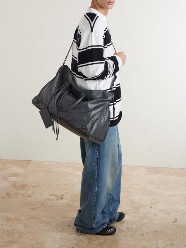 Le City Travel Arena Textured-Leather Tote Bag - FR Le City Travel Arena Textured-Leather Tote Bag - FR